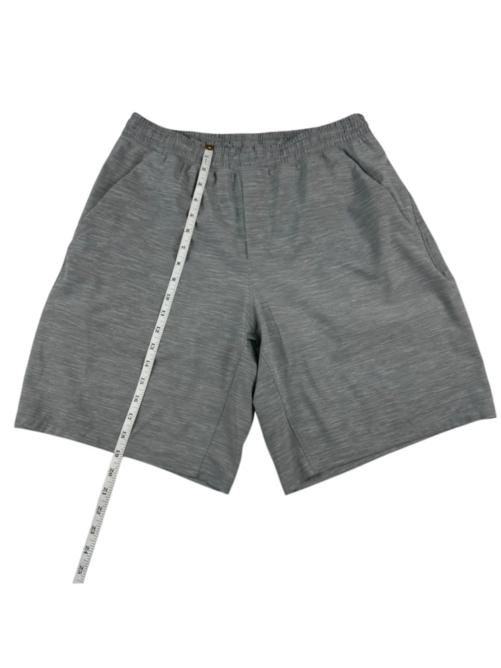 Lululemon Pace Breaker 9 Inch Shorts Men L Gray Heather Athletic Athletic Lined
